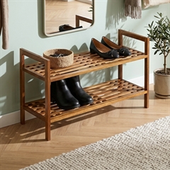 Skoreol i Akacietræ med to hylder - Fondi